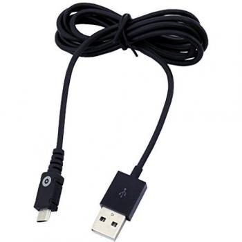 Cable USB-MicroUSB 1.2m 1A Carga/Sincronización Negro