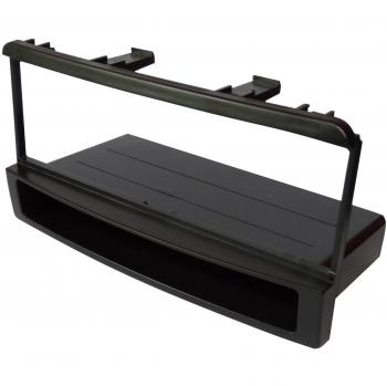 AERZETIX - C11618 - Negro Marco adaptador 1DIN cubierta plástica autoradio - Compatible con Ford Focus 98-04 Puma 97+ Fiesta 95-99 Mondeo 96-03 Cougar 98+ Transit 00-06 Galaxy 00+ Connect 02-06