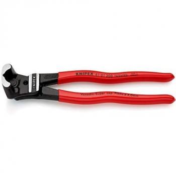 Knipex 61 01 200 - Alicate de corte frontal para bulones, longitud total 200 mm, con mangos de PVC