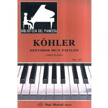 KOHLER L. - Estudios Faciles Op.151 para Piano