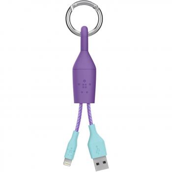 Belkin MIXIT Fashion - Cargador clip de Lightning a USB, color púrpura