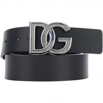 Dolce & Gabbana Black Male Belt Size 95 CM Men's Accessories AW23