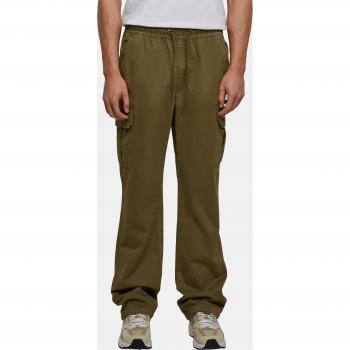 Urban Classics Men's Cotton Cargo Pants in Tiniolive, 5XL