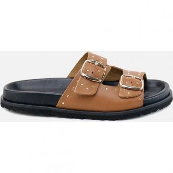 Sandalias bio de niña en piel con tachas Papanatas Eli 1957