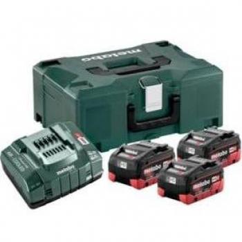 Metabo 685069000 Set Básico Baterias 3x LiHD 5.5Ah con Cargador y Maletín
