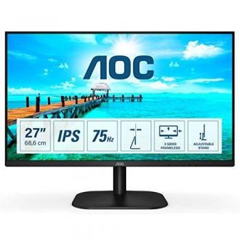 AOC Monitor 27B2DA- 27 Full HD, 75Hz, IPS, Adaptive Sync, 1920x1080, 250 cd/m, D-SUB, DVI, HDMI
