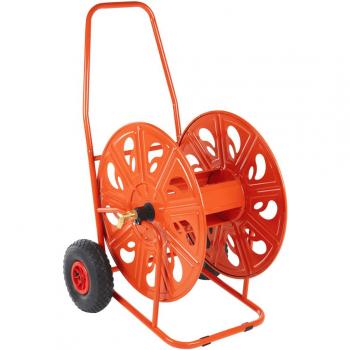 Carrito carrete para manguera de 140 m 3/4 acero