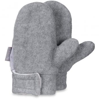 Guantes Sterntaler Grises Melange con Puños Antideslizantes