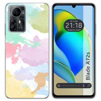 Funda de Silicona Acuarela 11 para Zte Blade A72s con Dibujos