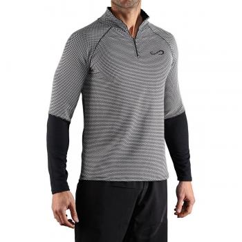 Endless Epic II Camiseta de Manga Larga para Hombre - Gris, Negro