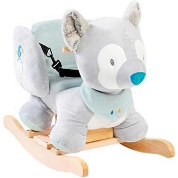 Nattou Balancín 498142 Lobo Tiloo, 10-36 Meses, 60 X 36 X 50 cm, Gris