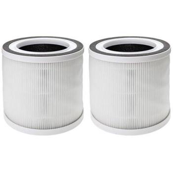 Filtro de aire 2x compatible con TCL Breeva A1, A1W - Filtro combinado prefiltro + HEPA 13 + carbón activado - Vhbw