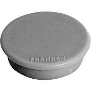 Imanes de Sujeción Franken 38 mm, 1500 g, Color Gris, Paquete de 10 Unidades