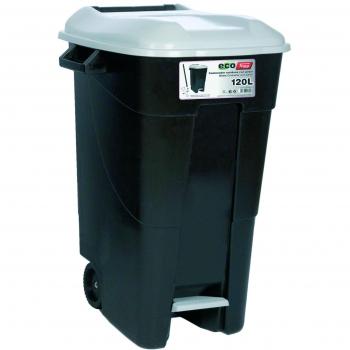 Tayg EcoTayg 120 - Contenedor de reresiduos con pedal, Gris, 120 l