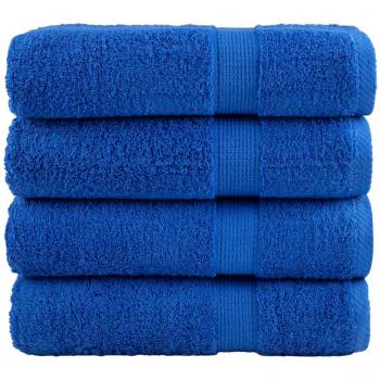 Toallas Premium SOLUND 4 Unidades Azul 50x100 cm 600gsm