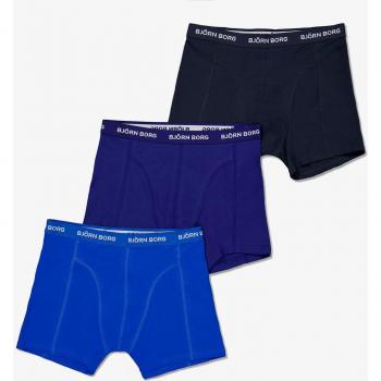 Björn Borg Sammy Calzoncillos Tipo Bóxer Pack De 3 Hombres - Negro, Blanco, Talla XL