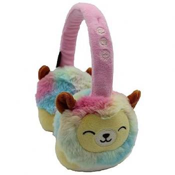 Auriculares inalámbricos de felpa Squishmallows Leonard el León con Bluetooth