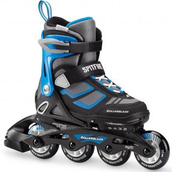 Rollerblade Spitfire, Patines en línea Infantil, niño, Spitfire, Nero BLU, 28-32 EU