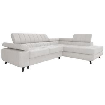Sofá Rinconero Comfivo 207 Premium, Función de Descanso y Caja de Ropa de Cama, L-Forma, 264x203x73cm