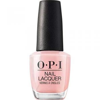 OPI Nail Laquer - Esmalte Uñas Duración de Hasta 7 Días, Efecto Manicura Profesional, 'Rosy Future' Rosa con brillo - 15 ml