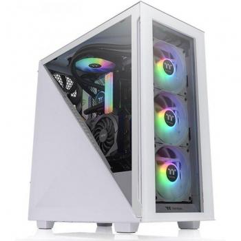 Thermaltake Divider 300 TG Snow ATX Mid Tower Case with Tempered Glass USB 3.0 - White