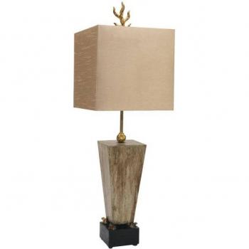 Lámpara de mesa Frog Elstead Grenouille 1 luz Umber E27
