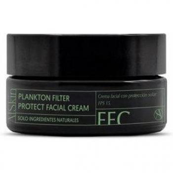 ALSKIN - Crema facial protectora con filtro de plancton SPF15 50 ml