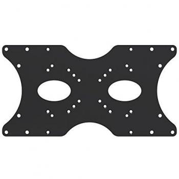 Puremounts adapt-b placa adaptadora vesa universal de ampliación vesa distancias, se agranda vesa 50x50 a 400x200, máx. 30 kg, negro.