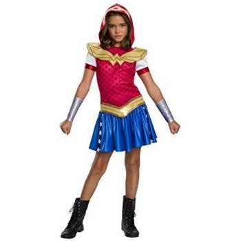 WONDER WOMAN DC Superhero Girls Child'S Costume Hoodie Dress, Large