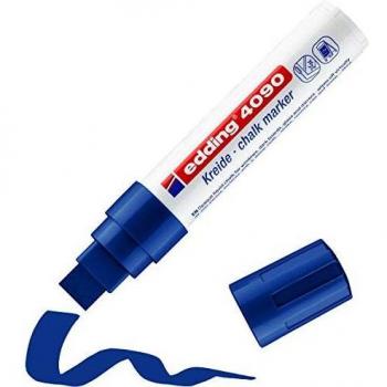 Edding 949242 - Rotulador de tiza líquida grueso, color azul