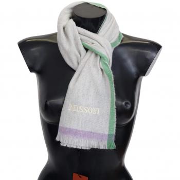 Missoni Beige 100% Cashmere Unisex Wrap Scarf