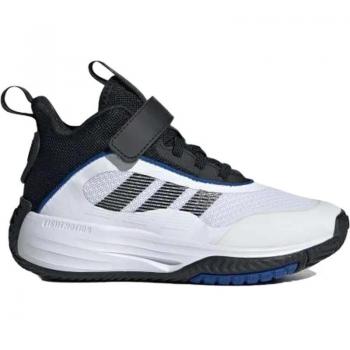 Zapatillas de baloncesto Adidas Ownthegame 3.0 infantiles blancas