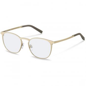 Rodenstock R7126 B Armazones para Hombre Dorados 51 Lentes Recetadas Gafas Recetadas