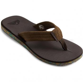 Sandalias Quiksilver Carver Suede Recycled Marrón