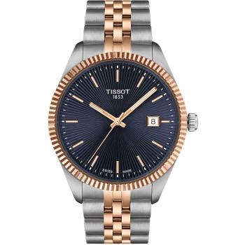 Tissot Ballade Quartz Men's Watch 40mm Bicolor Blue
