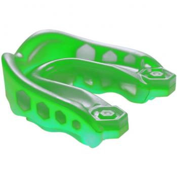 Shock Doctor Youth Gel - Protección de boca de fútbol infantil, tamaño Joven, color verde