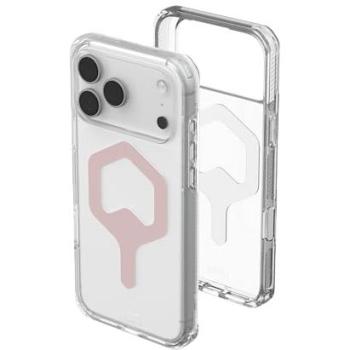Funda UAG Plyo MagSafe para Apple iPhone 17 Pro Max, Transparente/Rosa Oro, Carga Inalámbrica y Esquinas Air-Soft