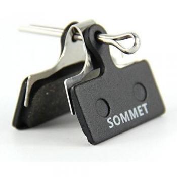 SOMMET Pastillas Freno Disco Semi-metálico para Shimano Deore M615 / SLX M666 M675 / XT M785 / XTR M960 M985 M988 / Alfine S700