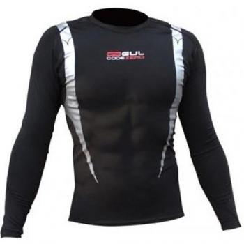 Gul Code Zero Power Matrix Performance Rash Guard Black RG0360 Sizes- - ExtraLarge