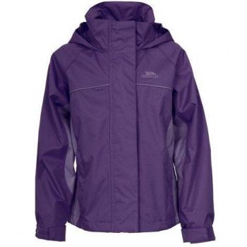 Trespass- Chaqueta impermeable Sooki con capucha para niñas