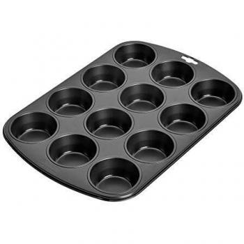 Kaiser 646206 Muffin World Molde 12 Magdalenas, 38 x 27 x 3 cm