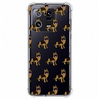 Funda Antigolpes de Silicona para Xiaomi 13 Pro 5G con Diseño de Perros 09