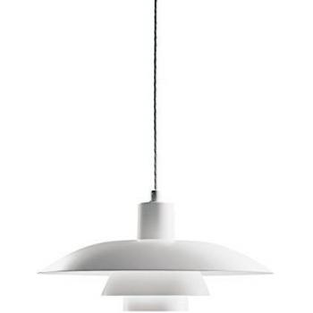 Lámpara colgante Louis Poulsen PH 4/3 blanca, diámetro 40 cm, altura 20 cm, cable de 300 cm