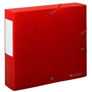 Exacompta 50915E - Carpeta de proyecto con goma, color rojo