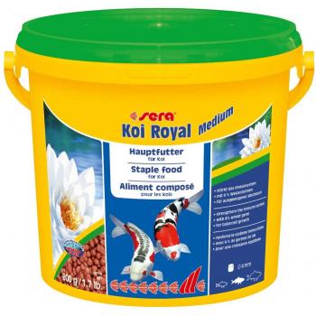 sera Koi Royal Nature Medium Alimento Compuesto Granulado para Peces Koi, 1 kg