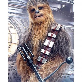 Mini póster Chewbacca Bowcaster Star Wars The Last Jedi