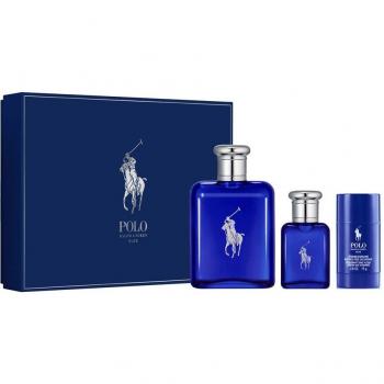 Ralph Lauren Polo Blue Gift Set 125ml Eau De Toilette + 40ml Eau De Toilette + 75g Deodorant Stick