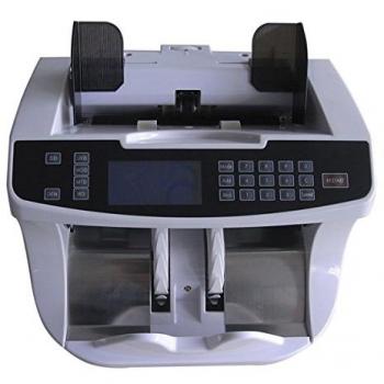 YATEK Contador de Billetes Mixtos - Detecta Billetes Falsos y Valora, hasta 1600 Billetes por Minuto, Funciona con los nuevos Billetes SE-6000