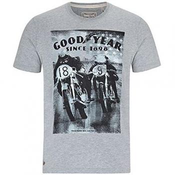 Goodyear T-Shirt Buffalo, Color:marl grey;Größe:L