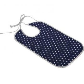 Little Dutch 3511 Babero XL Color Azul Oscuro Con Estrellas Blancas